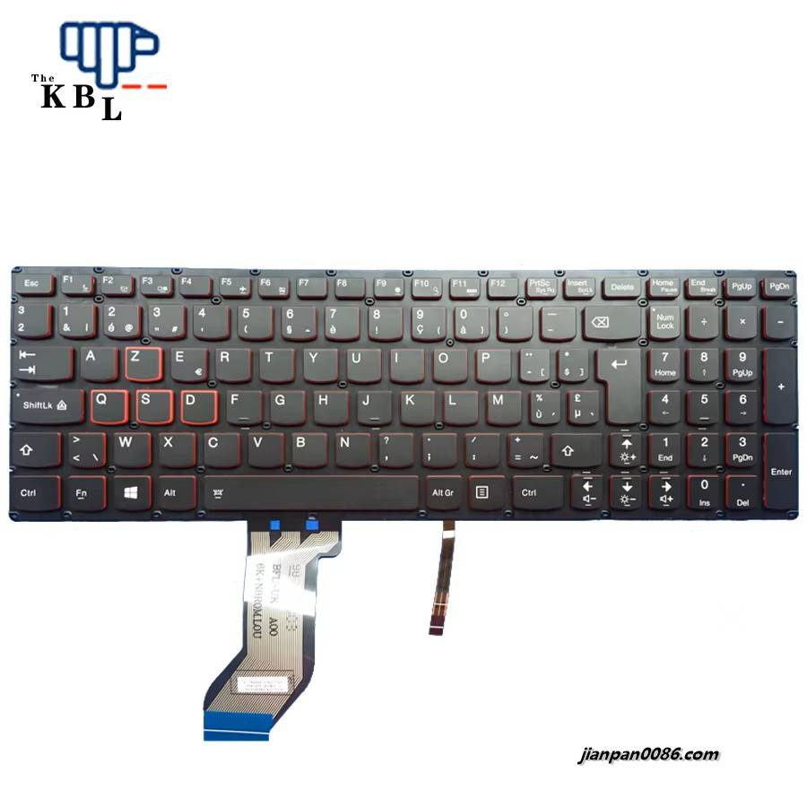 Picture of Original New Belgium Language For Lenovo Ideapad Y700 Y700-15ISK Y700-17ISK  BEL Laptop Keyboard PK130ZF1A22