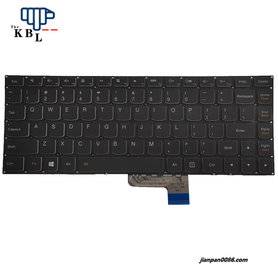 Picture of Original New For Lenovo YOGA 2 13 US Language Black Backlit Laptop Keyboard FRU25215033 MP-12W23USJ6863