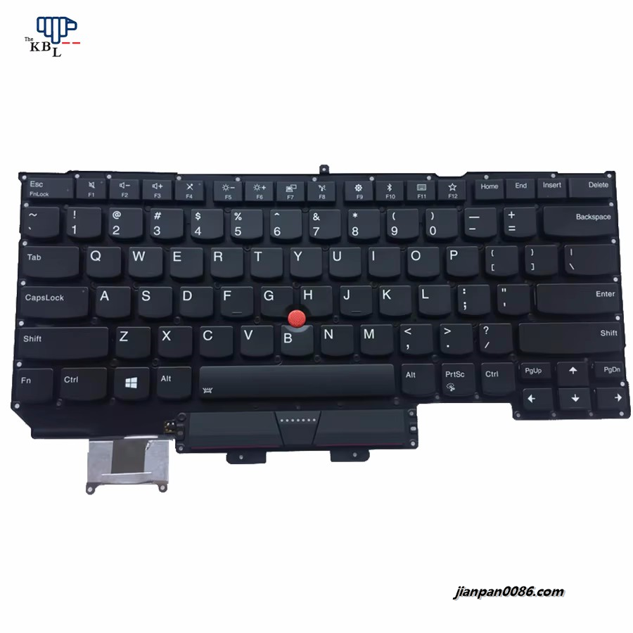 Picture of Original New US Language For Lenovo Thinkpad X1 Carbon 5th 2017 Backlit Laptop Keyboard Black LF Key  PK1316R1C00  