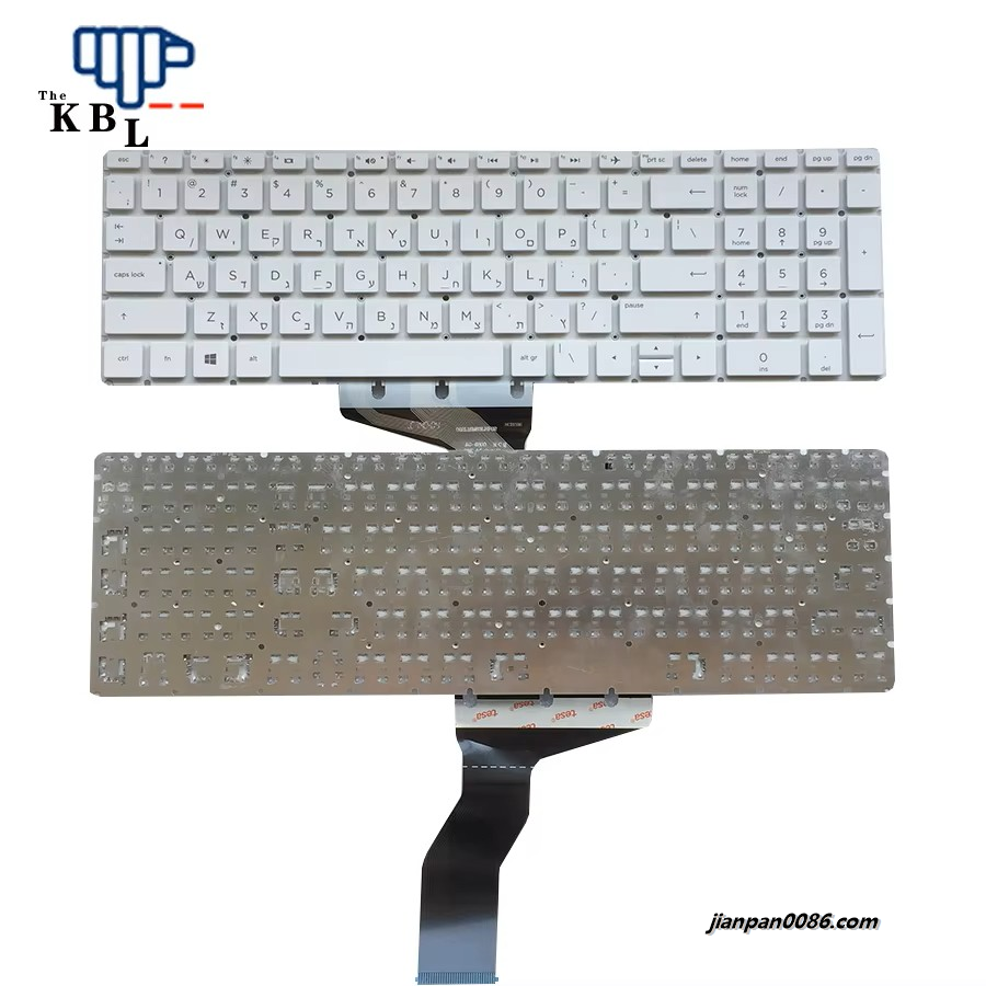 Picture of Original New Hebrew Language For HP Pavilion 15-BS 15-BW 15-CC White Laptop PK132043C24 PNHPM16M63HB-6981 6PE645