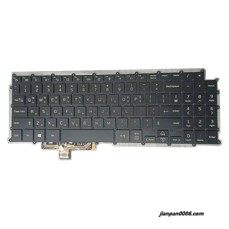 Picture of Original New Korean Language For LG  Gram 15Z90 Backlight Laptop Keyboard 1PHKS SN8001B Korean 1P SG-A930-XRA