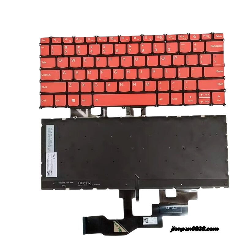 Picture of Original New US Language For Lenovo Ideapad S540-13 Red Backlight Laptop Keyboard SN5391BL2 SG-95493XUA 24PTDH5779