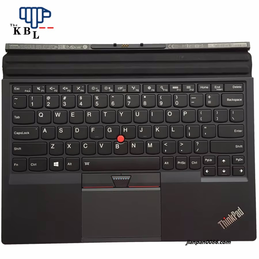 Picture of Original New For Lenovo  Thinkpad   X1 Tablet Thin Backlit US Red Keyboard SM10K64650 19PE675