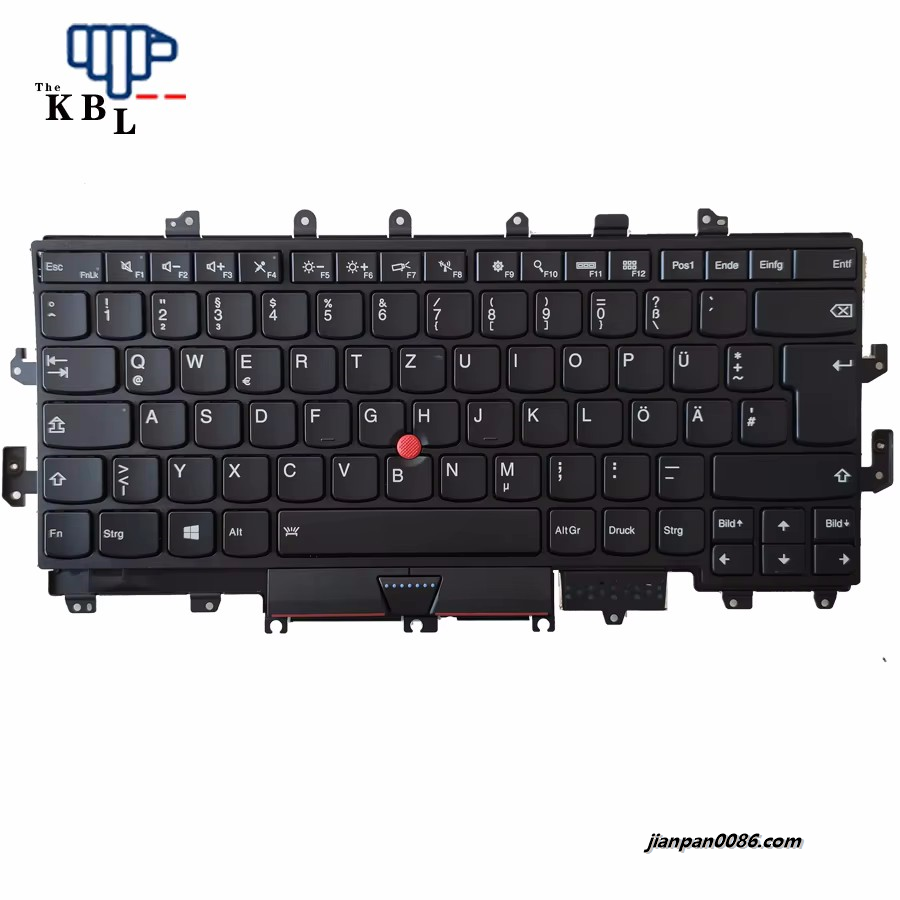 Picture of Original New Germany Language For Thinkpad X1 YOGA 2016 Black Backlight LIM15F10J0J4421  TDH9478 Laptop Keyboard Model RVY85D0E59