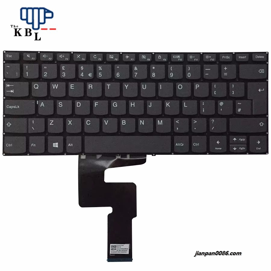 Picture of Original New UK LanguageFor Lenovo IdeaPad 330-14 Gray Laptop Keyboard SN20M61596 PK131DY4A11 1PE594