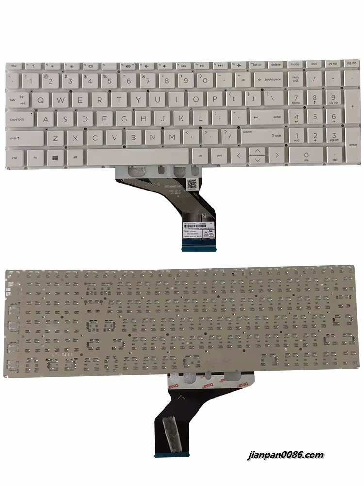 Picture of Oraginal New US Language For HP Pavilion 15-DA 15-DB 15-DW White Laptop Keyboard SN71720 SG-A0700-XUA L20194-001 PN6037B0146501