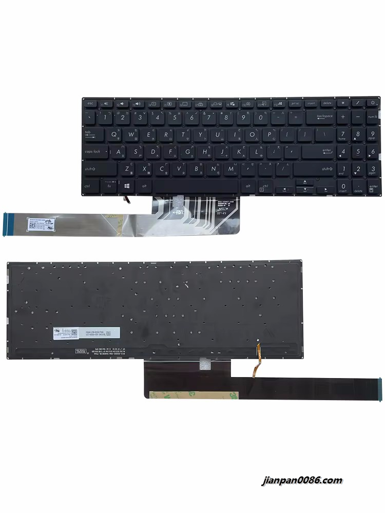 Picture of Original New TW Language For Asus Mars15 X571 K571 F571 VX60GT Backlight Laptop Keyboard SG-A0050-XMA SN5015B 1PE656