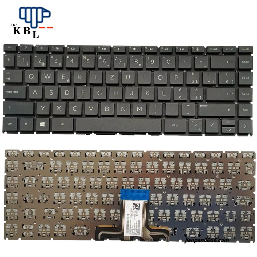 Picture of Original New Swiss Language For HP Pavilion x360 14-CD 14-CE black NoBacklight Laptop Keyboard SG-99560-XXA  SN61773 40P9667
