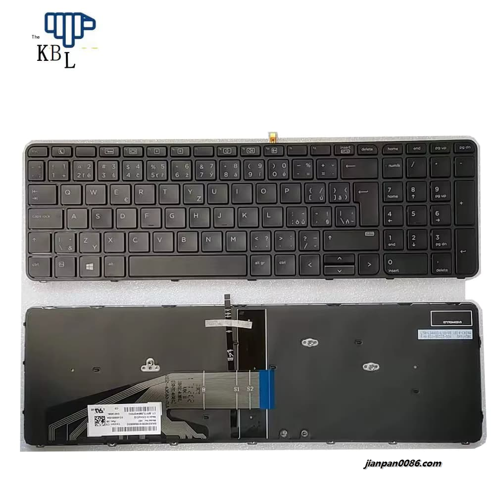 Picture of Original New Czech Language For HP 450 G3 450 G4 655 G2 650 G2 Black Backlight Laptop Keyboard SG-80660-59A 40PTDH8024