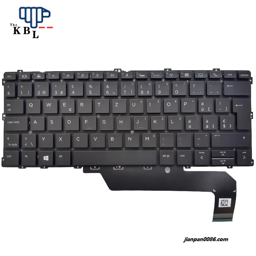 Picture of Original New Swiss SW Language For HP Elitebook 1030 G2 G3 Black Backlight Laptop Keyboard L02471-BG2 1PE194