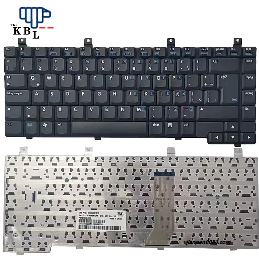 Picture of Original New Latin Language For HP DV5000 Black Laptop Keyboard PK13HR604K0 2PTDH3568