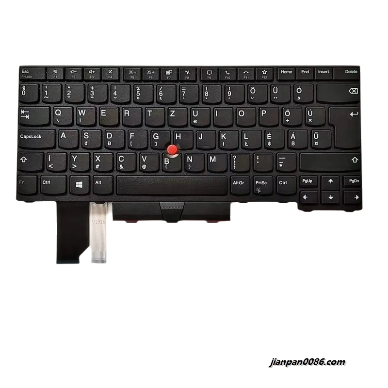 Picture of Original New Hungry Language For IBM Thinkpad L14 T14 Black NoBacklight With Point Stick Laptop V191620AK1-HG PK131H43A17 SN20W67522-E1 30PTDH5954