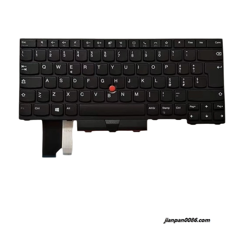Picture of Original New Italy Language For IBM Thinkpad L14 T14 Black NoBacklight With Point Stick Laptop VV191620AK1-IT PK131H43A15 SN20W67524-E1 25pTDH5956