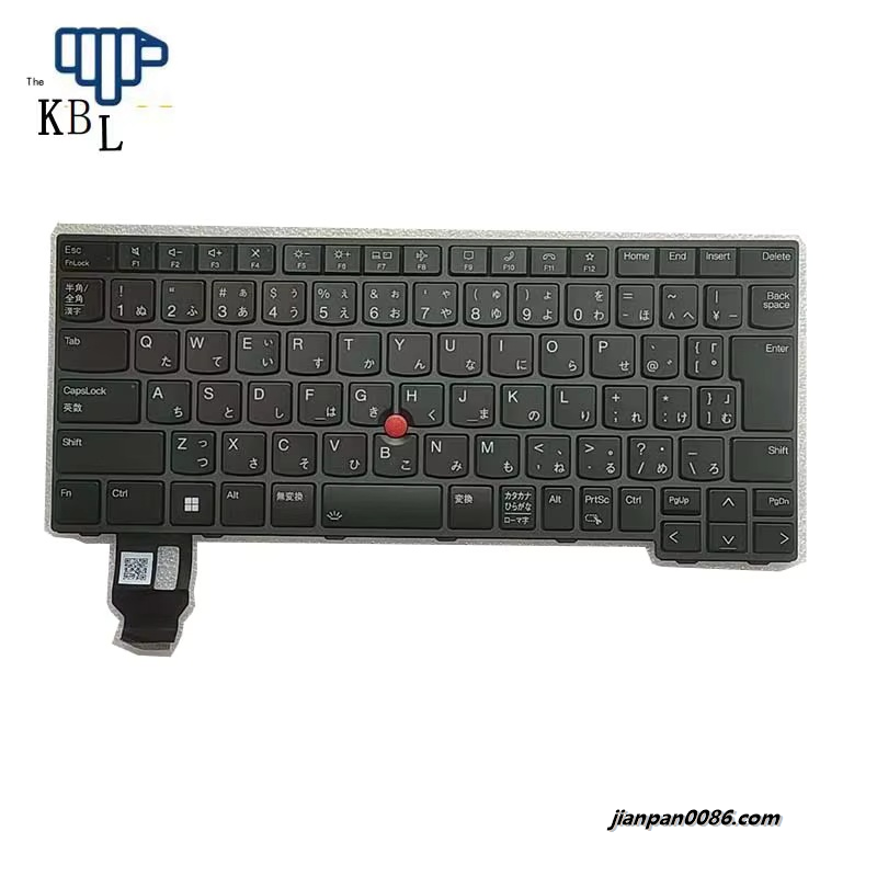 Picture of Original Backlit Japanese Language For Lenovo Thinkpad T14 Gen3 Black Laptop Keyboard SG-B1400-2VA SN3101B PK132D32 1PTDH9503