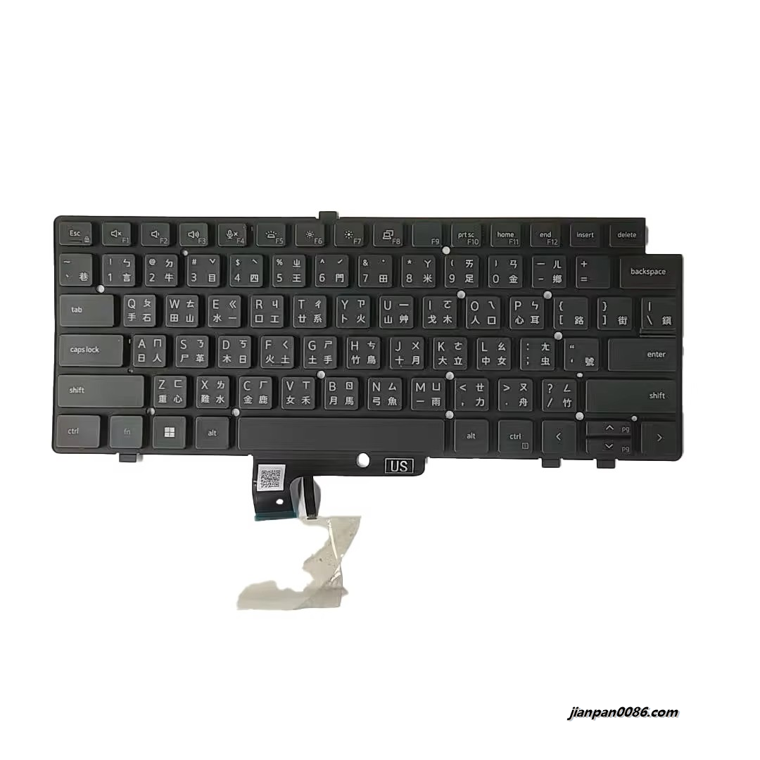 Picture of Original New TW Language For DELL Latitude 7640 Black Backlight SG-B2790-XMA PK133YK3B08 DPN0GKHHT1PA527 19117