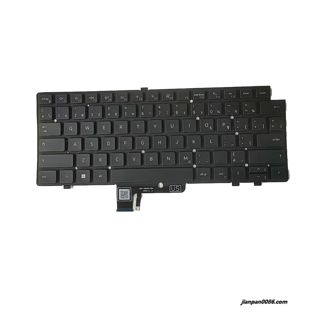 Picture of Original New Canadian French Language For DELL Latitude 7640 Black Backlight SG-B2790-2IA SN2B01B20 PK133YK3B19 DP/N:0MFXCF 1PA527 19114
