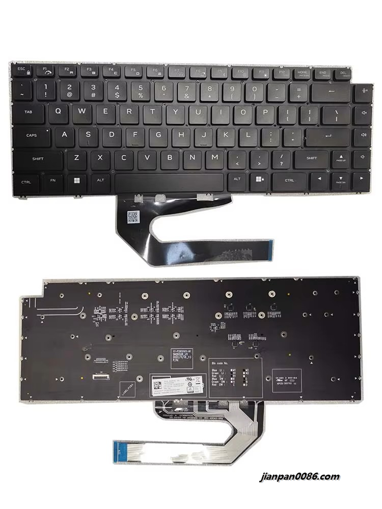 Picture of Original New US For Dell X17 R2 Laptop Keyboard 0WH5Y9 PK133WD2A00 SG-B3720-XUA SN2B32B20 E914