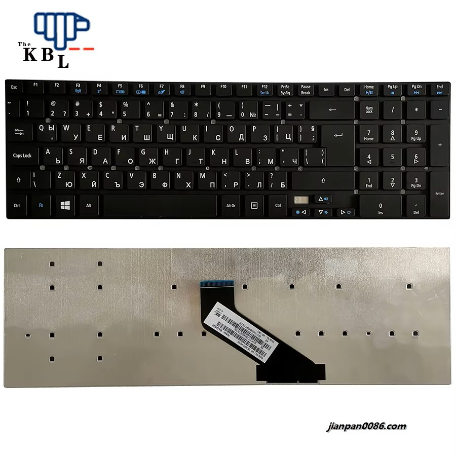 Picture of Oraginal New For Bulgaria Language Acer Aspire 5830 5755 V3-551 V3-771 Black Laptop Keyboard MP-10K36BG 9212E364