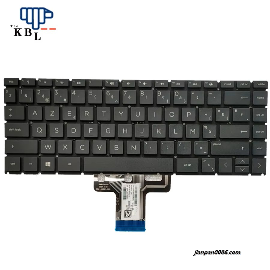 Picture of Original New Belgium Language For HP 14-CE 14-CC 14-CF 14-CR 14-DK (Little Enter Key) Black Laptop Keyboard SG-99560-XJA SN61773 4P9660E