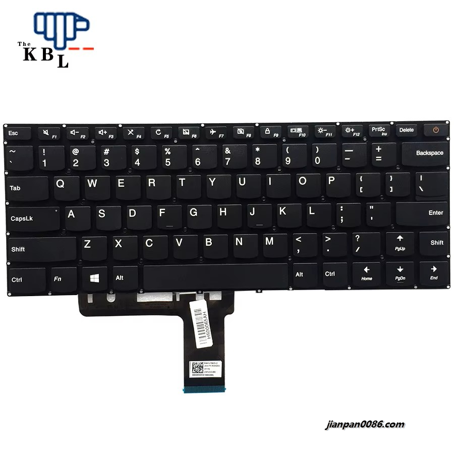 Picture of Oraginal New US Language For Lenovo Ideapad V110-14 Black Laptop Keyboard SN20K92919 PK1311T1A00 6PE590