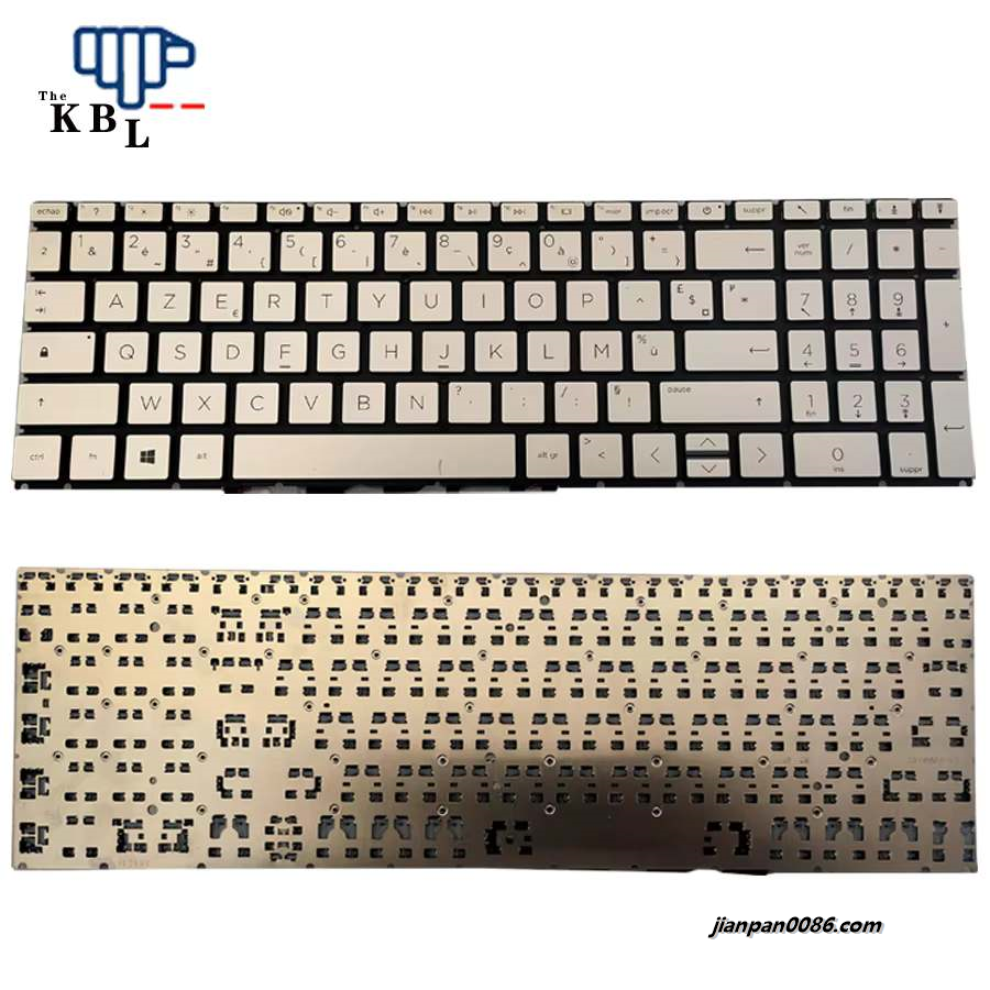 Picture of Original New France Language For HP Pavilion 15-EG 15-EH Silver Laptop Keyboard m28519-051 HPM1983F06442 2PTDH3328
