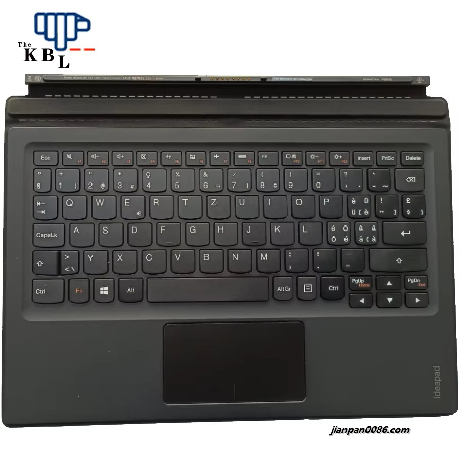 Picture of Original New Swiss Language For Lenovo MIIX 700-12SK Black Tablet Keyboard Pn 5N20K07180 100P6028