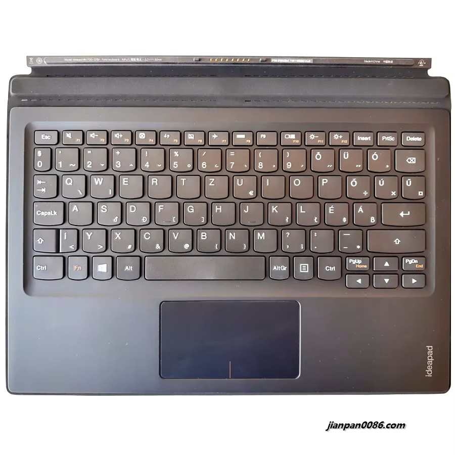 Picture of Original New Hungary Language For Lenovo MIIX 700-12SK Black Tablet Keyboard Pn 5N20K07181 TDH8162