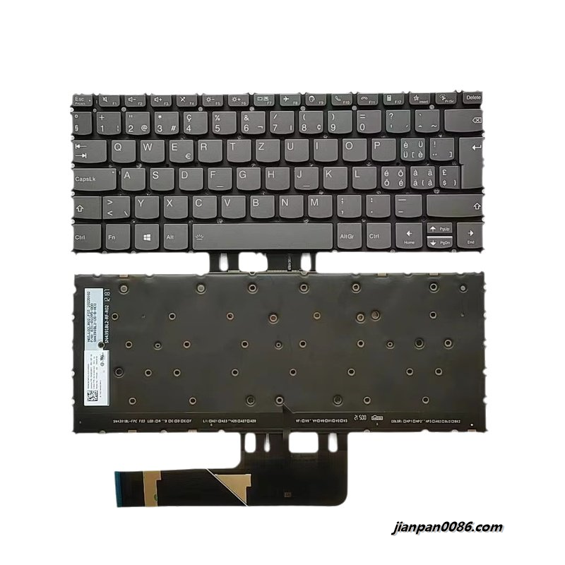 Picture of Original New Swiss Language For Lenovo Thinkbook 13S K3-ACN Backlit Grey Laptop Keyboard SG-A2000-2XA SN4391BL SN20Z38012 17196 33PTDH9703