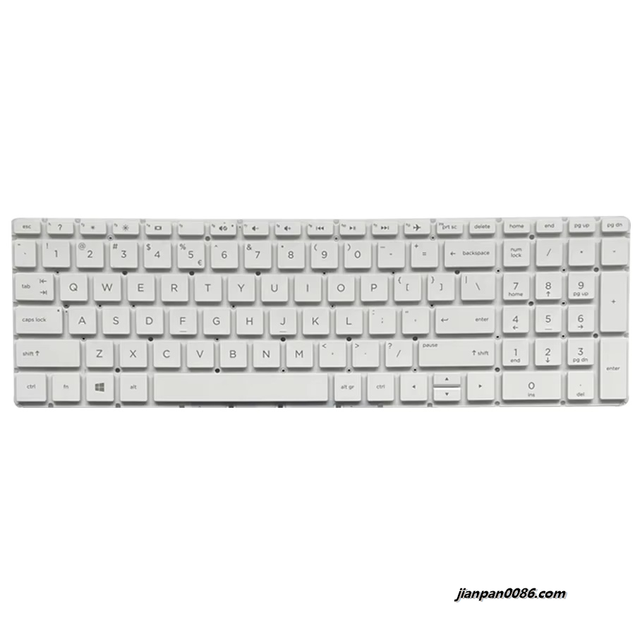 Picture of Original New English International Language For HP 15-BS White Laptop Keyboard PK132043C01 HPM16M63U4-6981 2PE640