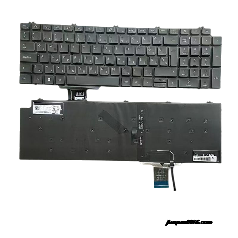 Picture of Original New Hungry Language For Dell Dell Latitude 3540 5520 5521 5530 5531 5540 7550 7560 Precision 7750 7760 3560 3561 Black Backlight Laptop Keyboard SG-A2700-XUA 4PSH017 