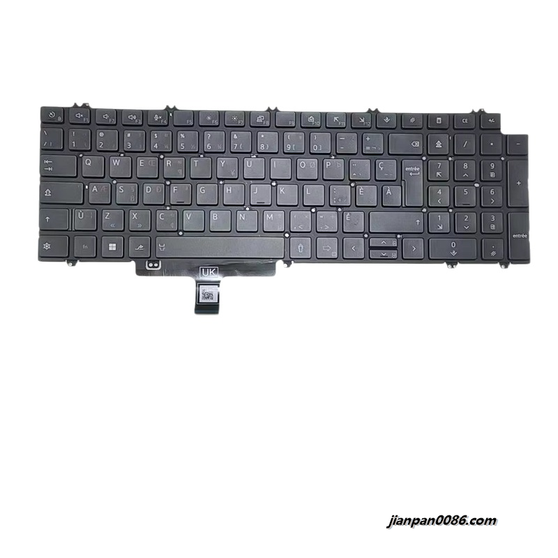 Picture of Original New Canadian Language For Dell 7550 Black NoBacklight LaptopKeyboard SG-B2700-23A PK133MM3A26 SN2007Z DPN0P 1PA50918964