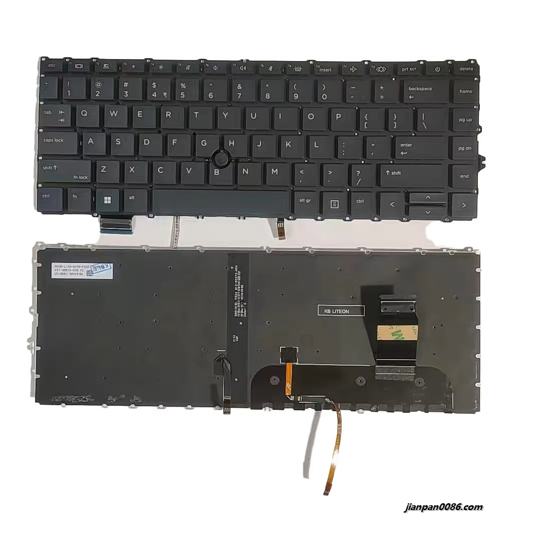 Picture of Original New US Language For HP 840G7 Black Backlight Laptop Keyboard SG-2140-XUA  SN9191BL2  TDH9391 26PA537 19216