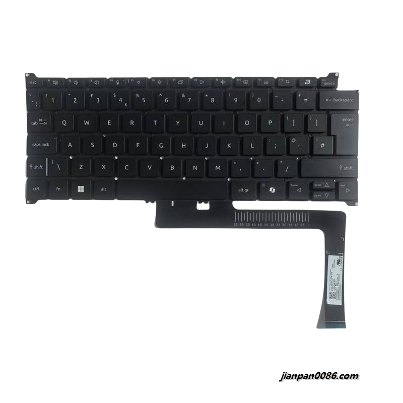 Picture of Oraginal New UK Layout For Acer Swift SF314-44 SF413-44 Black Backlit Laptop Keyboard SN7A02B PK1398R2B12