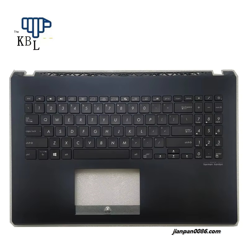 Picture of Original New US Language For ASUS X571 GT-1K K/B_(US)_MODULE/AS Laptop Keyboard Upper Case Cove 1PA414@1