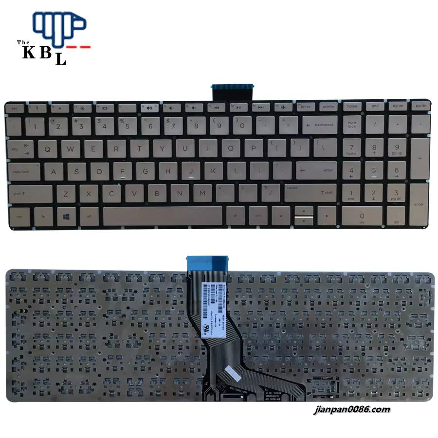 Picture of Original New US Language For HP Pavilion 15-BS 15-BW 15-CC Gold Laptop Keyboard PK132042I00 SG-87570-XUA 16P10712E646