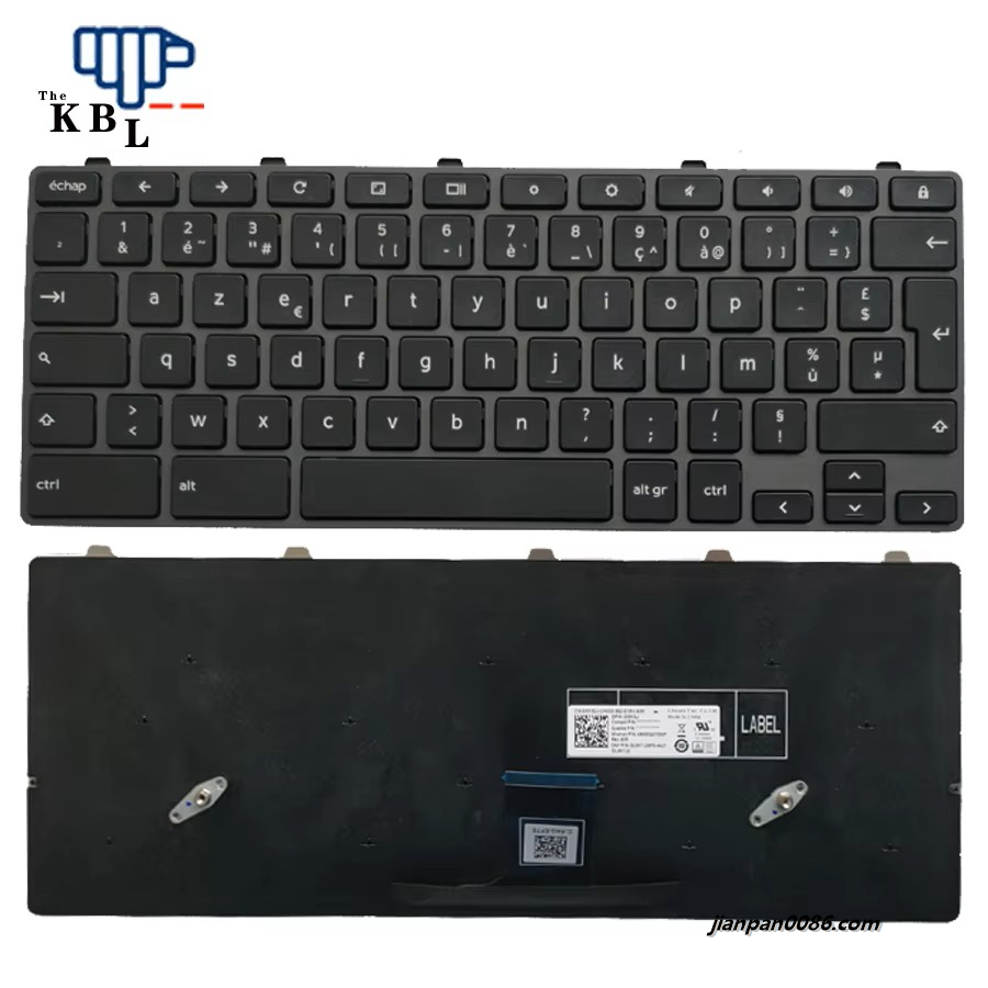 Picture of Original New French FR Language For Dell 5190 Google Version Laptop Keyboard 0X91DJ 2PE194
