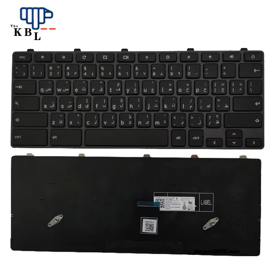 Picture of Original New Arabic AR Language For Dell Chrome 5190 Google Version Laptop Keyboard 0G6FD2 2PE194