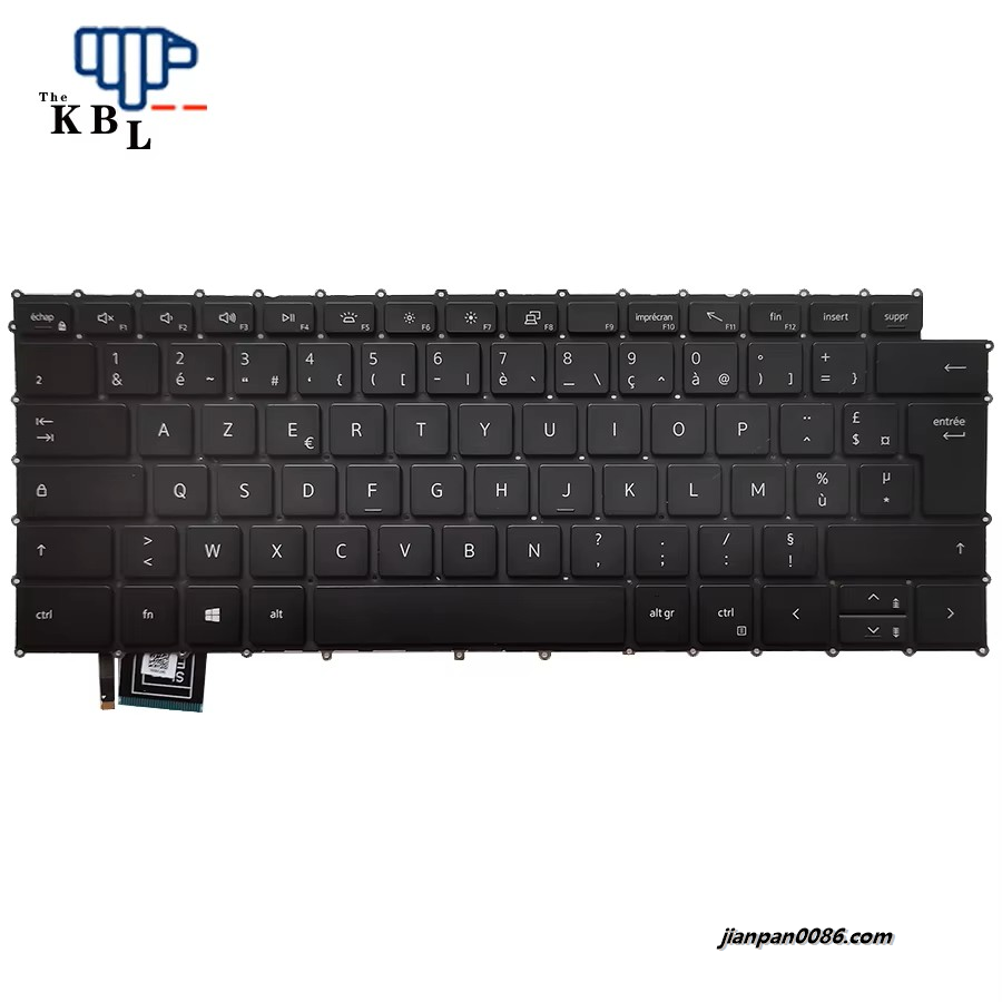 Picture of Original New French Language For Dell XPS 9500 9700 Black Backlit Laptop Keyboard SG-A1100-2FA SN7290BL PK132SH1A17 12PTDH2310