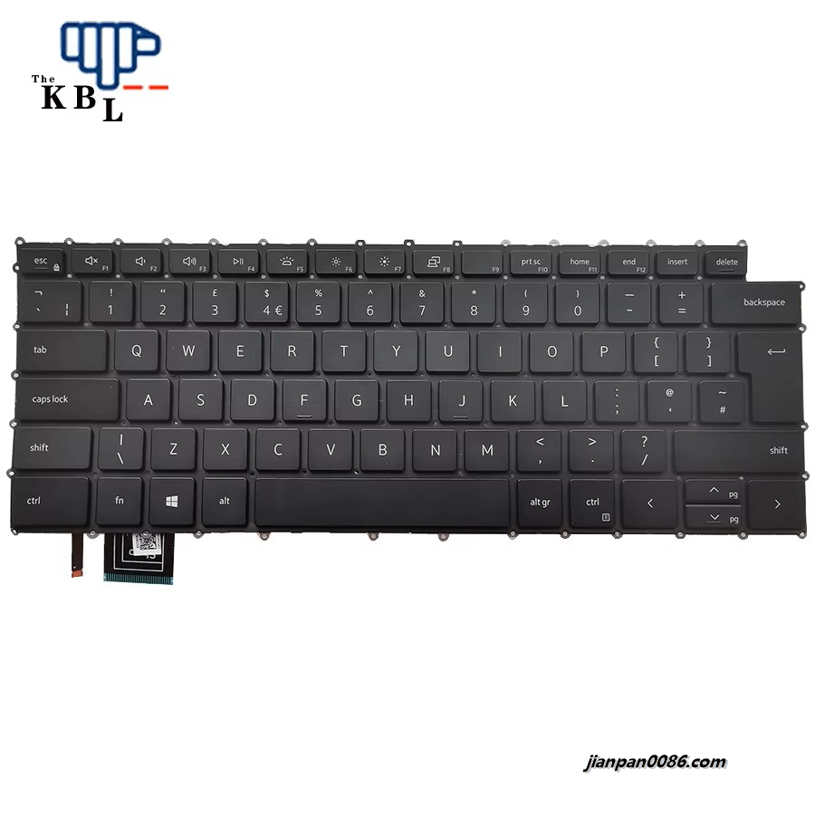 Picture of Original New UK Language For Dell XPS 9500 9700 Black Backlit Laptop Keyboard SGA1120-2BA SN4293BL PK132SH1B15 47PTDH2310