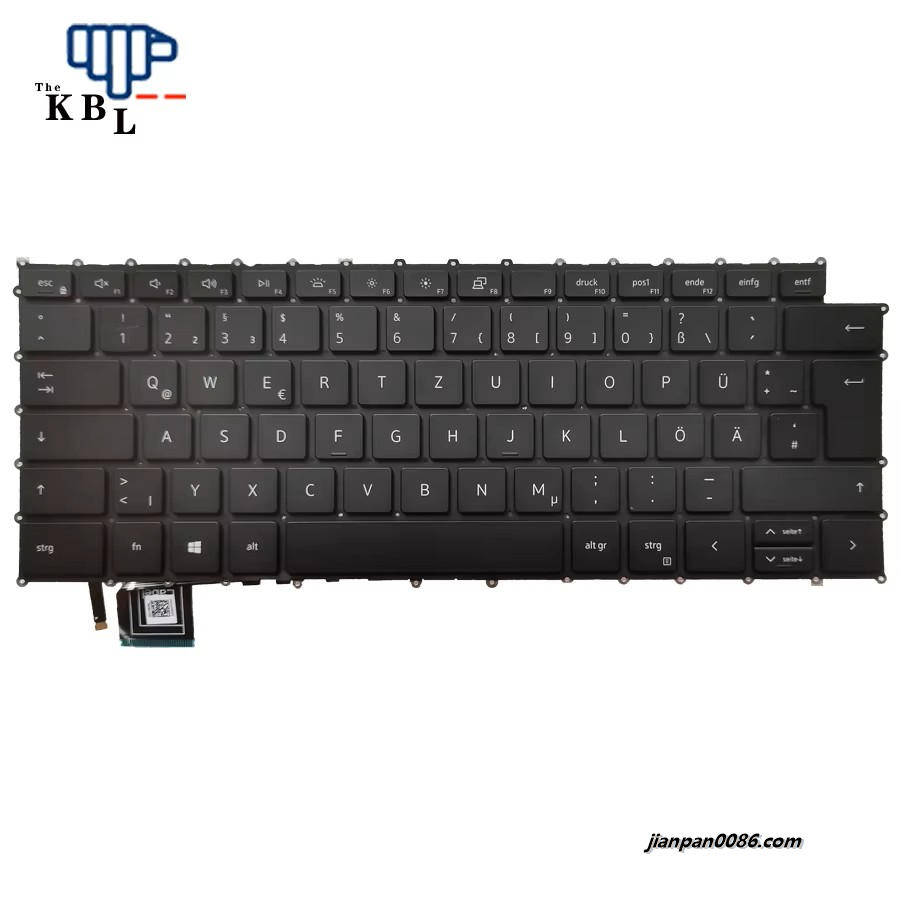 Picture of Original New Germany Language For Dell XPS 9500 9700 Black Backlit Laptop Keyboard SG-A1100-2DA SN7290BL PK132SH1A16 20PTDH2310