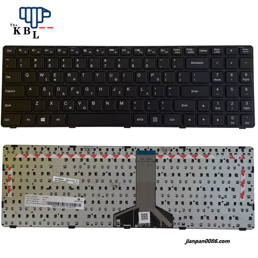 Picture of Original New Greece Language For Lenovo 100-15 B50-50 100-15IBD Black Middle Cable Laptop P/N SN20J78619 PK1310E1A01 10PE151