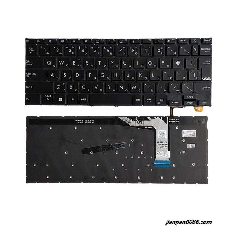 Picture of Original New Japanese  Language For Asus X1502 Black Laptop Keyboard 0KNX0-1600JP00 F050