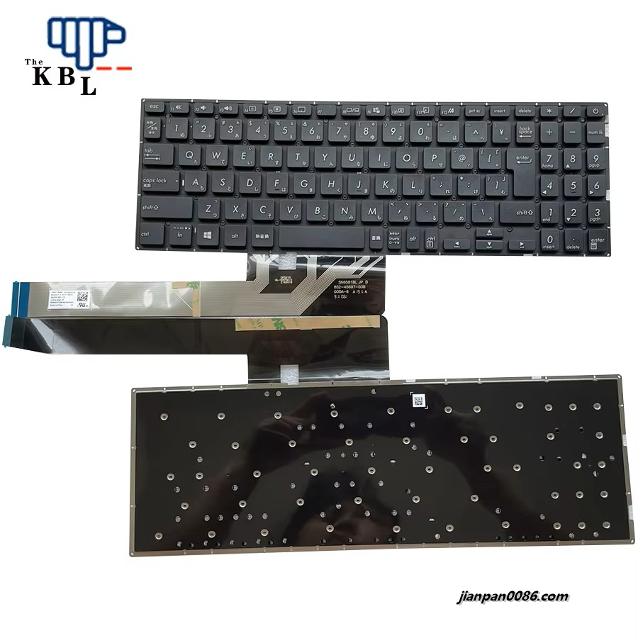 Picture of Original New Japanese Language For Asus Mars15 X571 K571 F571 VX60GT Laptop Keyboard SG-A0000-2VA SN658115PE656 (No Backlight)