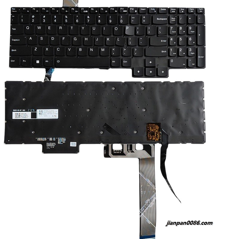 Picture of Original New US Language For Lenovo Legion R7000 Y7000 Y9000 2020 Colour Backlit Laptop Keyboard SG-A3092-XUA  SN3014B  PK131ZT2C31  F044