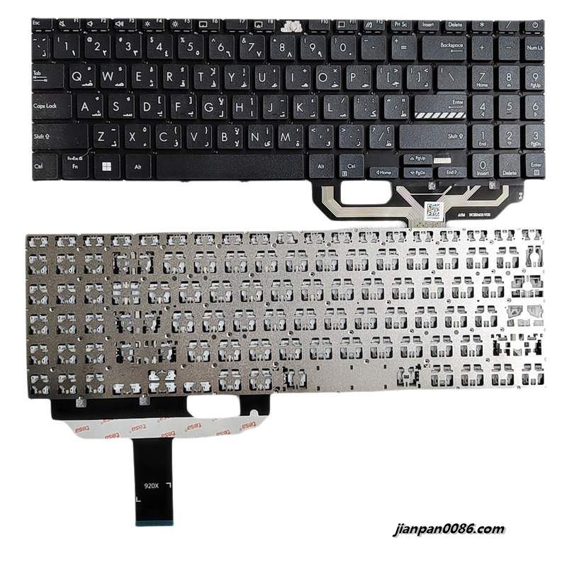Picture of Original New Arabic Language For Asus Pro16 X1603Z Laptop Keyboard 0KNB0-5706AR00 F043