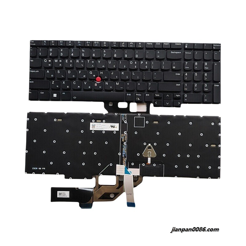 Picture of Original New Korean Language For Lenovo Thinkpad E16 Gen1 Backlit Laptop Keyboard 2H-BDUKL70131 SN21K54383 PK132Y94B05 S063
