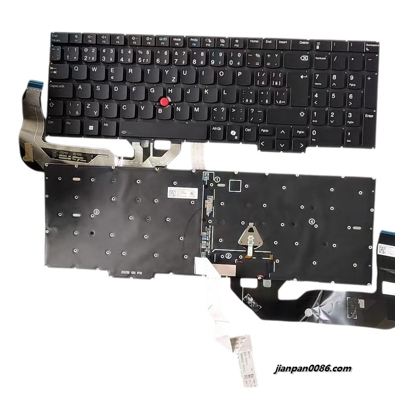 Picture of Original New Czech Language For Lenovo Thinkpad E16 Gen1 Backlit Laptop Keyboard 2H-BDCSWL70171 SN21R05893 PK133JG3B35 S064