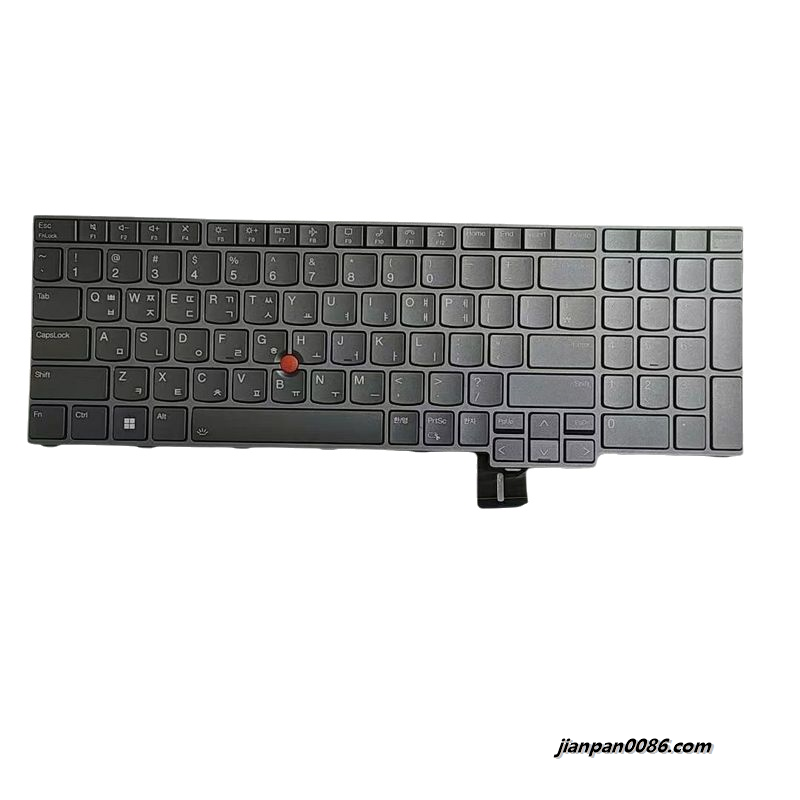 Picture of Original New Korean Language For Lenovo ThinkPad T16 Grey Backlit Laptop Keyboard SG-B1520-XRA SN3106B PK132B72B05 FRU NO.5N21F39384 A829