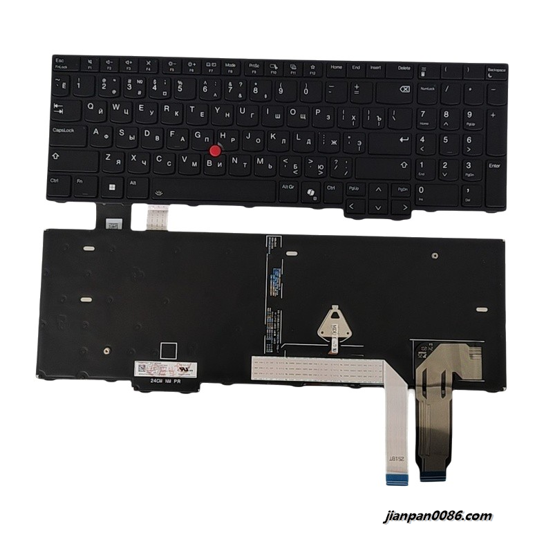 Picture of Original New Russian AI Language For Lenovo Thinkpad T16 Gen3 Backlit Laptop Keyboard 2H-BDURUL70141 SN21M39468 PK1338Z3B06 5N21M39680 S061