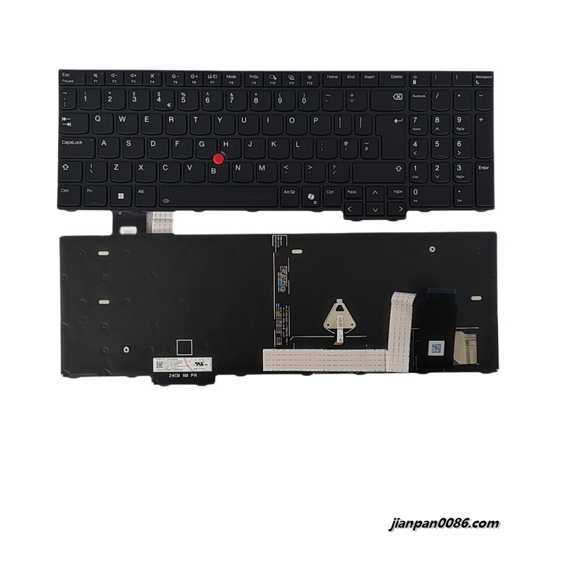Picture of Oraginal New UK Language For Lenovo Thinkpad T16 Gen1 Backlight AI Laptop Keyboard 2H-BDUUKL70141 SN21M39488 PK1338Z3B11  FRU P/N:5N21M39700 S061